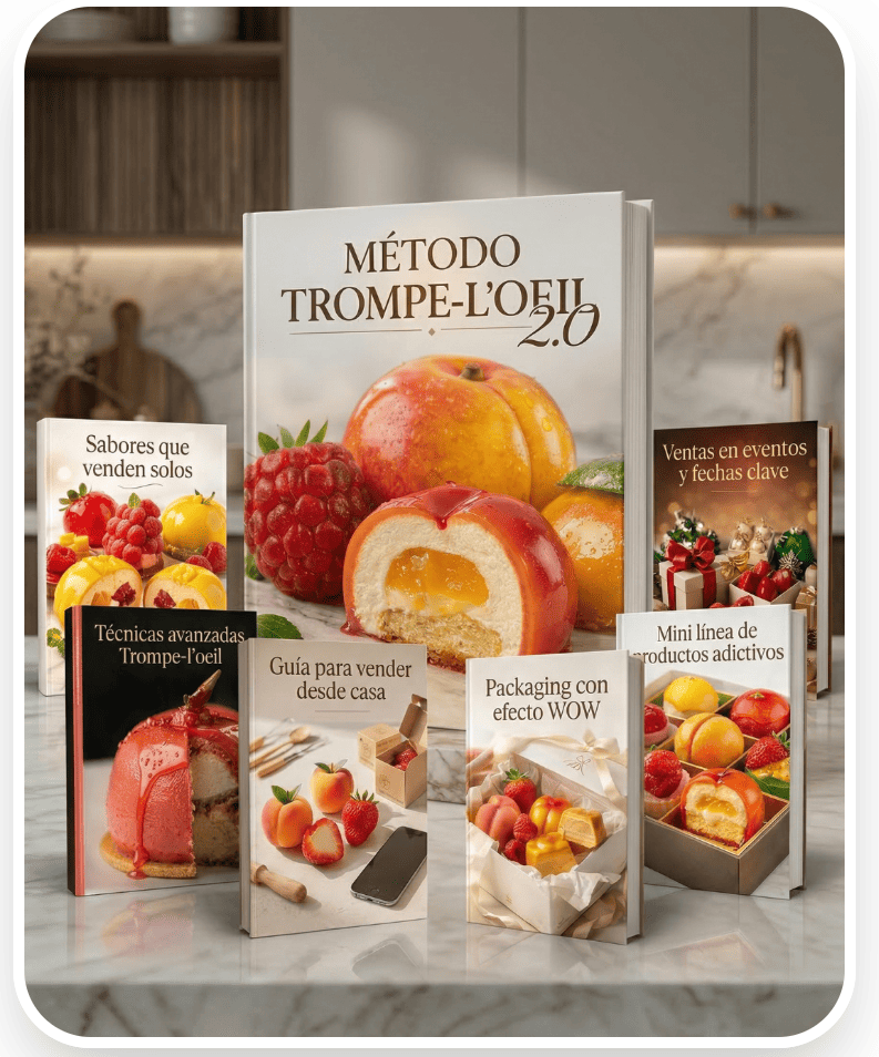 Método Trompe-l'oeil ™ Crea Postres Que Parecen Frutas Reales + 6 BONOS Premium